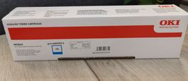 Original Oki MC860 cyan Toner für 10`000 Seiten, 44059211